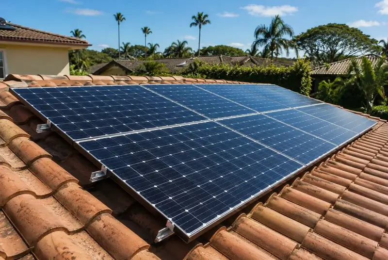 Installation de panneaux solaires à Cendras