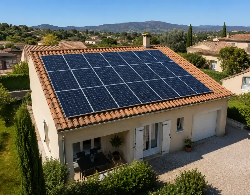 Prime à l'autoconsommation panneaux solaires Cendras — aide financière de l'État
